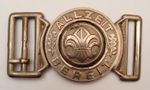 Vintage German Scouts Association Metal belt buckle. Boy Scouts. Very Scarce