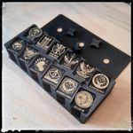 Wooden Ability Counter Set Compatible with Magic (MTG) || Laser Engraved Set