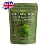 Wormwood Black Walnut and Clove Capsules | High Strength Supplement for Humans