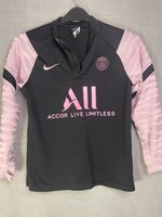 Nike PSG Paris Saint Germain Training Top Size 14 Black Pink Dri-FIT Football