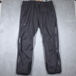 Mammut Snow Pants Men's 2XL (40x33) Black Gore-Tex Waterproof Side Zip Winter