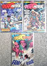 Zero Patrol Comic Books #1-3 1987 Continuity Comics Vintage Rare Sleved New