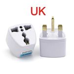Universal Travel Adapter US UK AU to EU Plug Converter 2 Pin Europe Power Socket