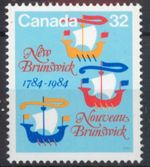 Canada 1984 New Brunswick Bicentenary viking ships SG 1121 MNH mint