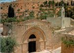 JORDAN 1960'S PICT AIRMAIL POSTCARD TOMB OF VIRGIN MARY JERUSALEM ADDR & CANC