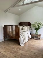 Antique double bed