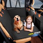 Hard Bottom Back Seat Extender Pet Car Seat Cover Dog Safety Protector Hammock