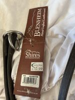 Shires Blenheim Leather Martingale for Horses Havana Brown Cob New with Tags