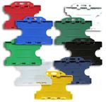 Double Sided Plastic Rigid ID Card Holder ID Badge Holder Free POSTAGE