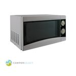 Silver Microwave - Low Wattage - Caravan and Motorhome