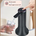 2 in1 Electric Water Pump Automatic Dispenser USB Rechargeable Portable Drinking
