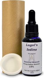 15% Lugol's Iodine Solution with Dropper Bottle - Iodine & Potassium Iodide