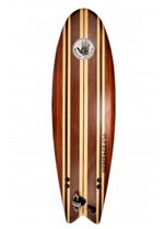 Body Glove Surfboard soft top 5'10 Brown with leash and fins
