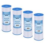 4 Pack Hot Tub Spa Pool Water Filter Cartridges Compatible Pleatco PRB25IN