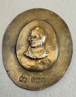 Robert Burns Sterling Silver Portrait Medallion Edinburgh Hallmark BFK