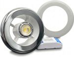 AirTech-UK Airvent With LED Light and Transformer 3W 4" 100mm cool white