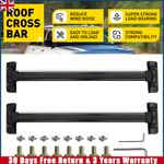 Black Roof Cross Bars Luggage Cargo Carrier For Honda Cr-V Mk5 16+ Replacement