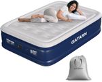 GATARN Double Air Bed Inflatable Air Mattress Built-in Electric Pump Blow Up Bed