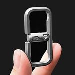EDC Titanium Alloy Keychain Press Lock Creative Portable Hang Buckle for Gift