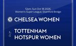 18/10/2026 PROGRAMME CHELSEA WOMAN v TOTTENHAM HOTSPUR WOMAN PRE-ORDER