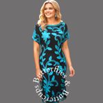 Roman Size 16 Black & Teal Cornelli Lace Dress Mother of the Bride Party Cruise