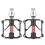 WEST BIKING 3 Sealed Bearings CNC Quick Release 9/16" Bike Bicycle Flat Pedals