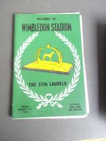 Wimbledon Greyhounds The 37th Laurels Aug 7th 1970 Won by Sole Aim