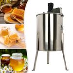 140W Electric Honey Extractor 4/8 Frame Stainless Steel Honeycomb Machine