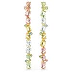 Gema drop earrings Asymmetrical design, Mixed cuts, Long, Multicolored 5705809