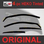 BMW 3 F30 Saloon 4-door 2012-2018 4-pc Wind Deflectors HEKO Tinted