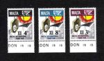 Malta 1968 International Trade Fair complete set 3 values (SG 402-404) MNH
