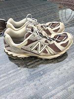 New Balance 610 Suede & Mesh Trail Hiking Shoe Trainers Beige/Brown UK 10.5 EU45