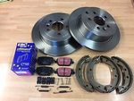 Land Rover Freelander 2 Rear Brake Kit 2.2 Diesel Pads / Discs / Shoes FK0381