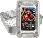 Extra Large Aluminium Foil Roasting Tray Heavy Duty Disposable Oven Dish Pans