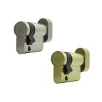 Euro profile Thumbturn Cylinder Half Single Barrel 40 45 50 55 60mm