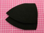 2 x Hook and loop pads for detail sanders, self adhesive, WITHOUT foam backing