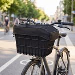 Large Capacity Front Bike Basket with Mounting Hardware Fast-release/off Front