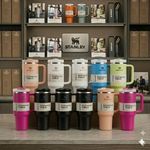 2026 Autumn Large Capacity Water 40 Oz Cup Handle Straw Insulated Bottle Mug UK