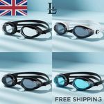 Professional Adult Swim Goggles - Anti-Fog UV Protection - No Leak Wide View