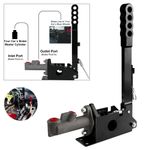 Vertical Hydraulic Handbrake Black Hydro E-brake Drift Rally Race Hand Brake