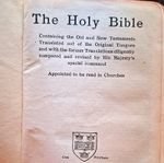 The Holy Bible Old & New Testaments Appointed to be Read in Churches Black