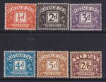 D40-D45 Tudor Postage Due Set UNMOUNTED MINT(211)