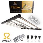 Omega Black 720W LED Grow Light – Dimmable Full Spectrum Lighting