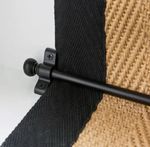 13  x Matt Black Stair Rods Ball Finials - Upto 70cm