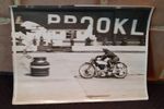 Original 1930's Brooklands Photograph of Motorcycle Racing at Brooklands Circuit