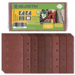 BLOSTM 40PCS Sandpaper for Electric Sander - Hook and Loop Sanding Pads Assorted