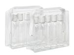 2 x Airport Approved Travel Bottles Packs - 10 x 100 ml Bottles & 2 x Clear bags