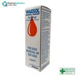 Waxsol Ear Drops 0.5% (10ml) Effective Easy Removal, Softens Hardened Ear Wax