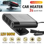 Car Heater Portable Electric Heating Fan Defogger Defroster Demister 12V 800W