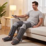 Leg Massager Machine with Heat, Compression, 3 Auto Modes and 3 Intensities